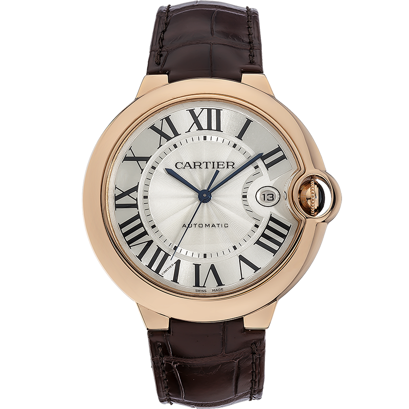 [9.8新]卡地亚手表男蓝气球18K玫瑰金自动机械手表男表W6900651