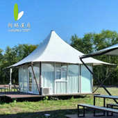 营地野奢酒店帐篷源头厂家保温帐篷住宿帐篷拎包入住酒店帐篷