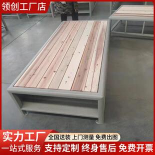 单层床钢制拘留所监室床监舍单层铁床劳改所铁床看守所内务监狱床