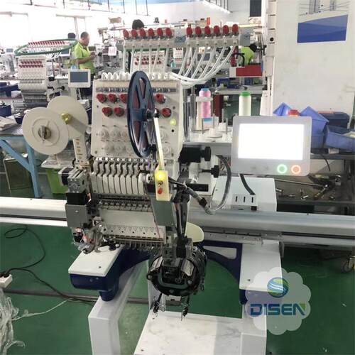 厂家价格大幅面单头电脑绣花机帽绣机 1 Head Embroidery Machine