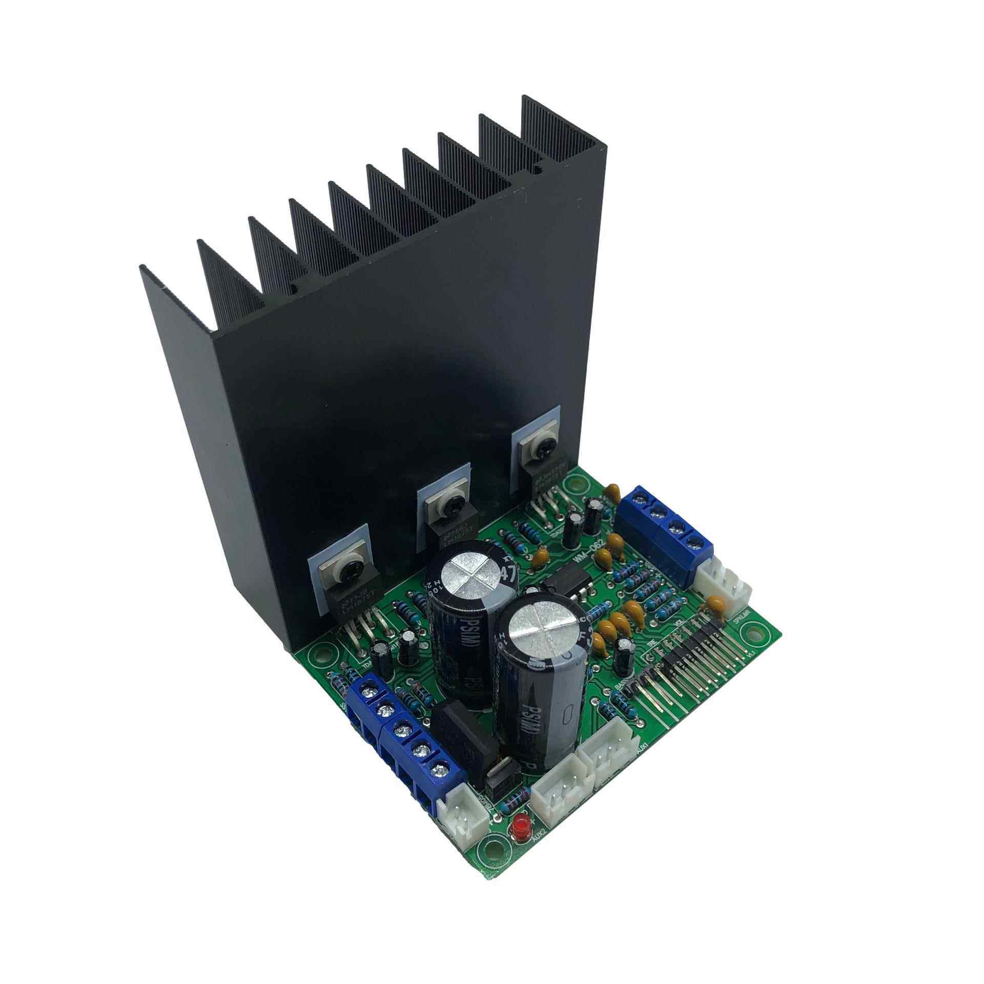 LM1875发烧HIFI超重低音2.1电脑大功率3声道音响低音炮功放成品板