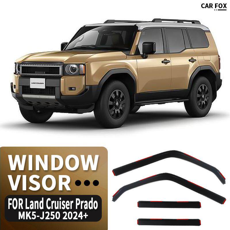 适用于Toyota Land Cruiser Prado Window visor普拉多内嵌晴雨挡