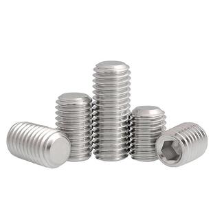 直销新款 DIN913内六角平端紧定螺丝 机米 无头螺钉M2精 304不锈钢
