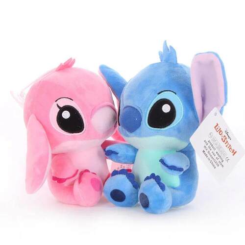 12cm 20cm 25cm Stitch Stuffed Plush Models Cartoon Stuffed P