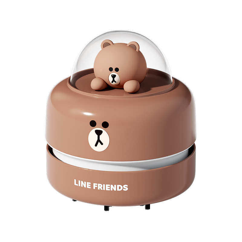 LINE FRIENDS电动桌面吸尘器便携式迷你书桌清洁纸屑清洁吸尘机,生活电器,随手吸/便携吸尘器,淘宝优惠券,粉丝福利购,淘宝优惠卷