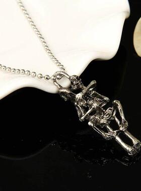 European and American style to death love lovers skeleton lo