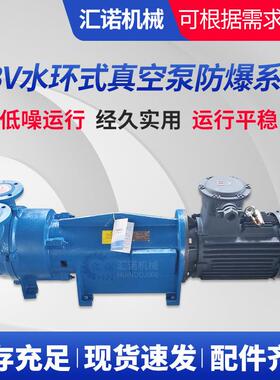 2BV水环式真空泵防爆系列无油液式真空泵2BV水环式防爆真空泵