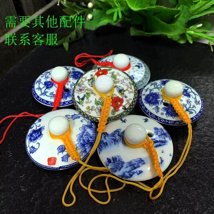 壶盖景德镇淘瓷盖子红黄蓝绿白壶盖青花盖茶壶盖优惠促销配件专拍