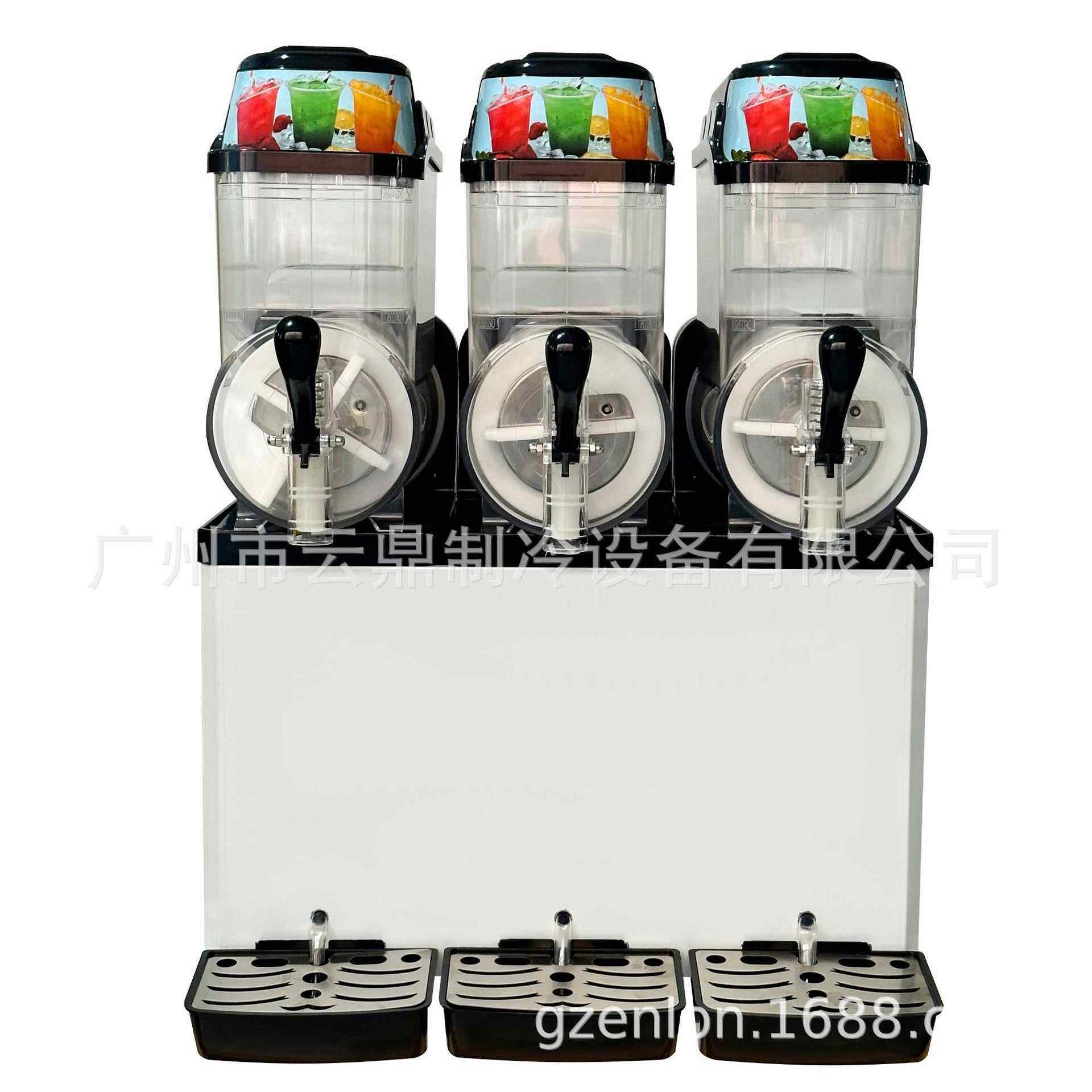 厂家供应 餐饮店 冷饮雪泥机 110V slush machine 3缸雪融机