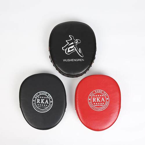 爆款PU皮圆形大手靶五指分开手靶搏击散打拳击跆拳道靶子零售