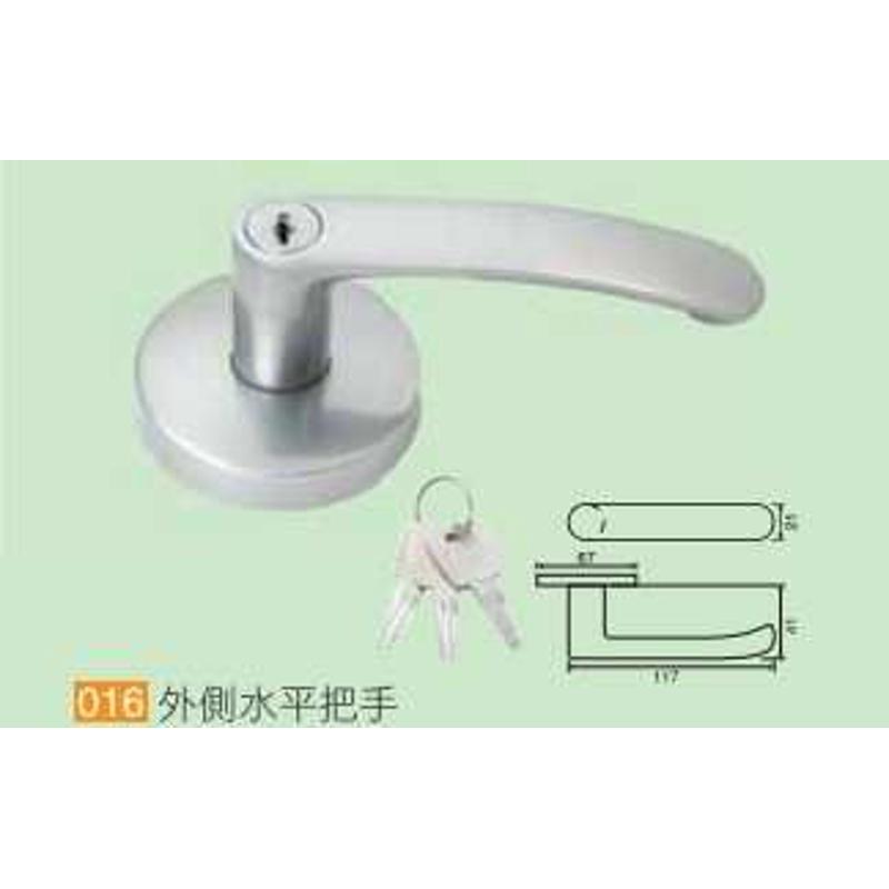 强棒 016/017S 消防门防火门逃生推杆锁外侧把手锁 不锈钢外执手