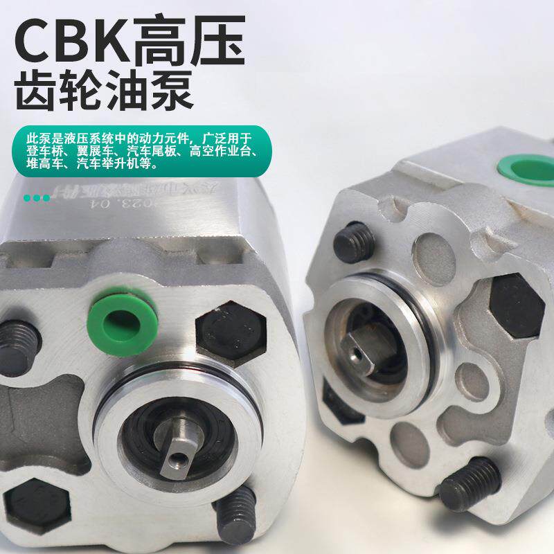CBK-F200系列高压齿轮泵微型液压油泵堆高车举升机油口侧进侧出