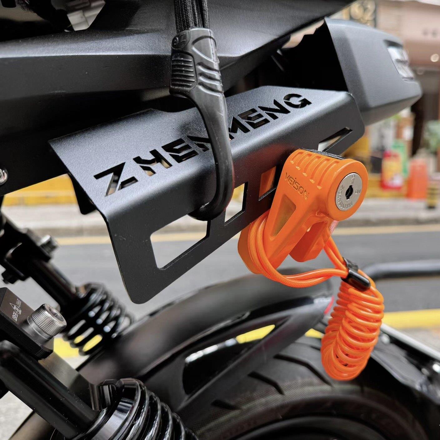 适用于2023款小牛MQiL/U2电动车电瓶安全碟煞锁防盗锁可携式锁