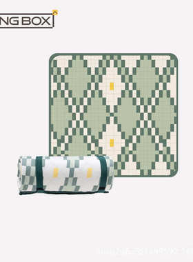 Luingbox露营盒子野餐垫防潮布户外便携防水加厚野炊沙滩郊游地垫