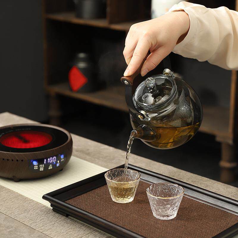 围炉煮茶电陶炉茶炉家用茶壶套装煮茶器双环远红外保温加热大功率