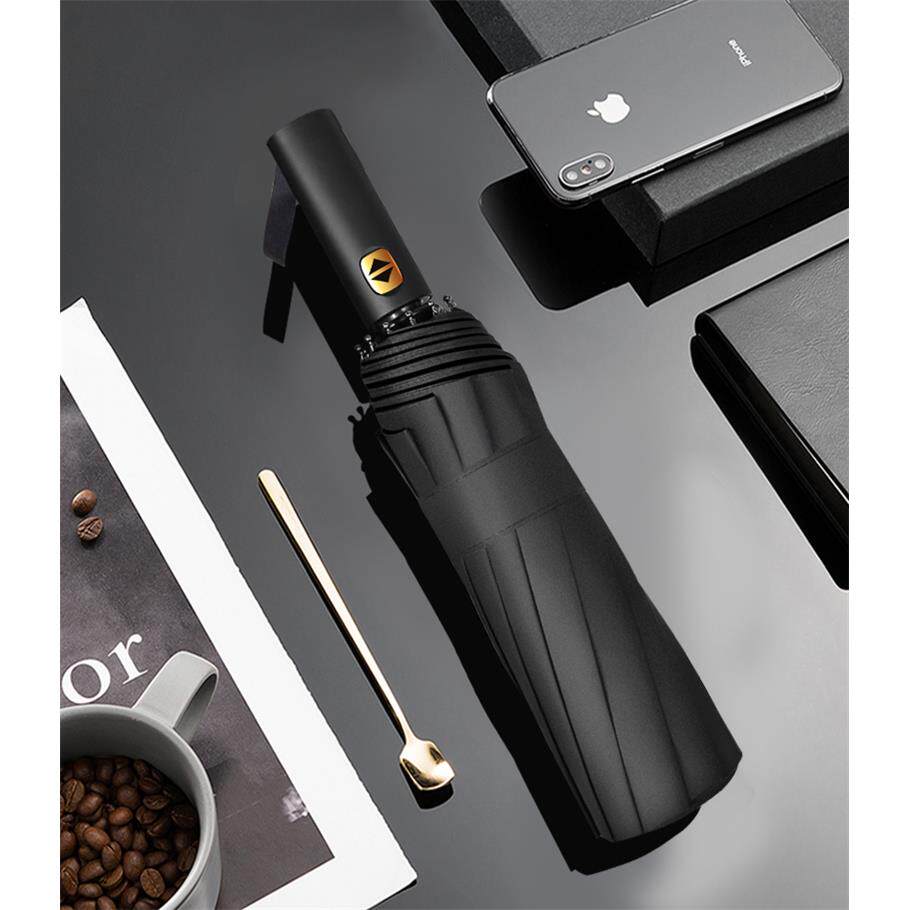 正品全自动雨女男折伞叠韩国婚色红伞大号双人长柄黑弯柄结广告彩