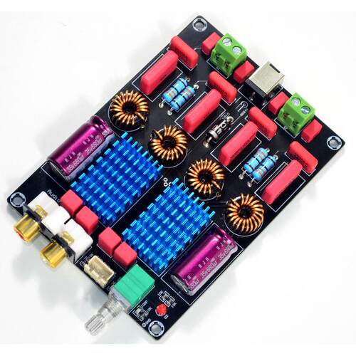 TPA3116 2.0 双芯片 WIMA豪华数字功放板100W*2