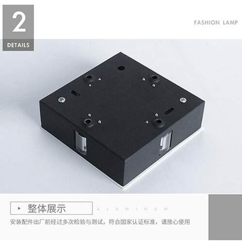 LED十字光效壁道阳内台装ZC131饰灯室床过头灯背景灯客厅现代简约