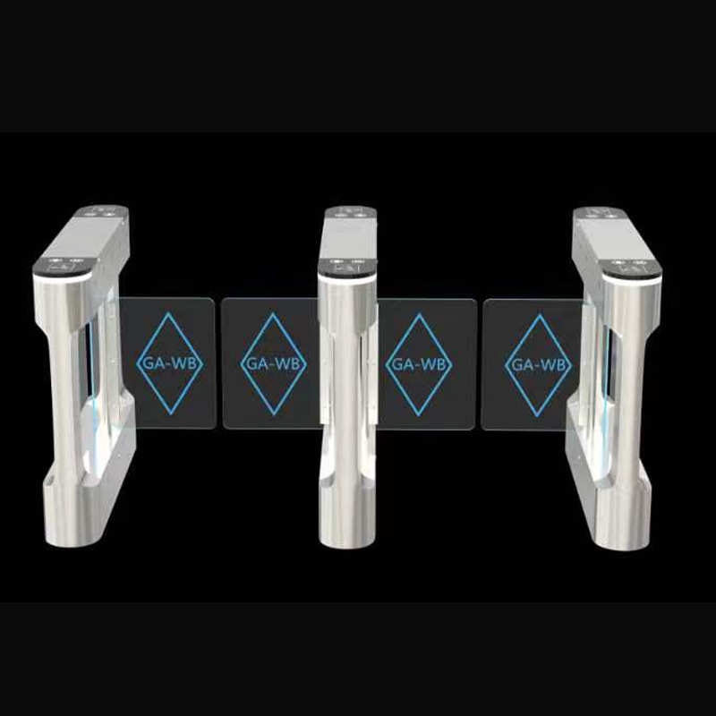 厂家直供人脸识别系统速通门防撞摆闸智能人行通道门禁闸机小摆闸