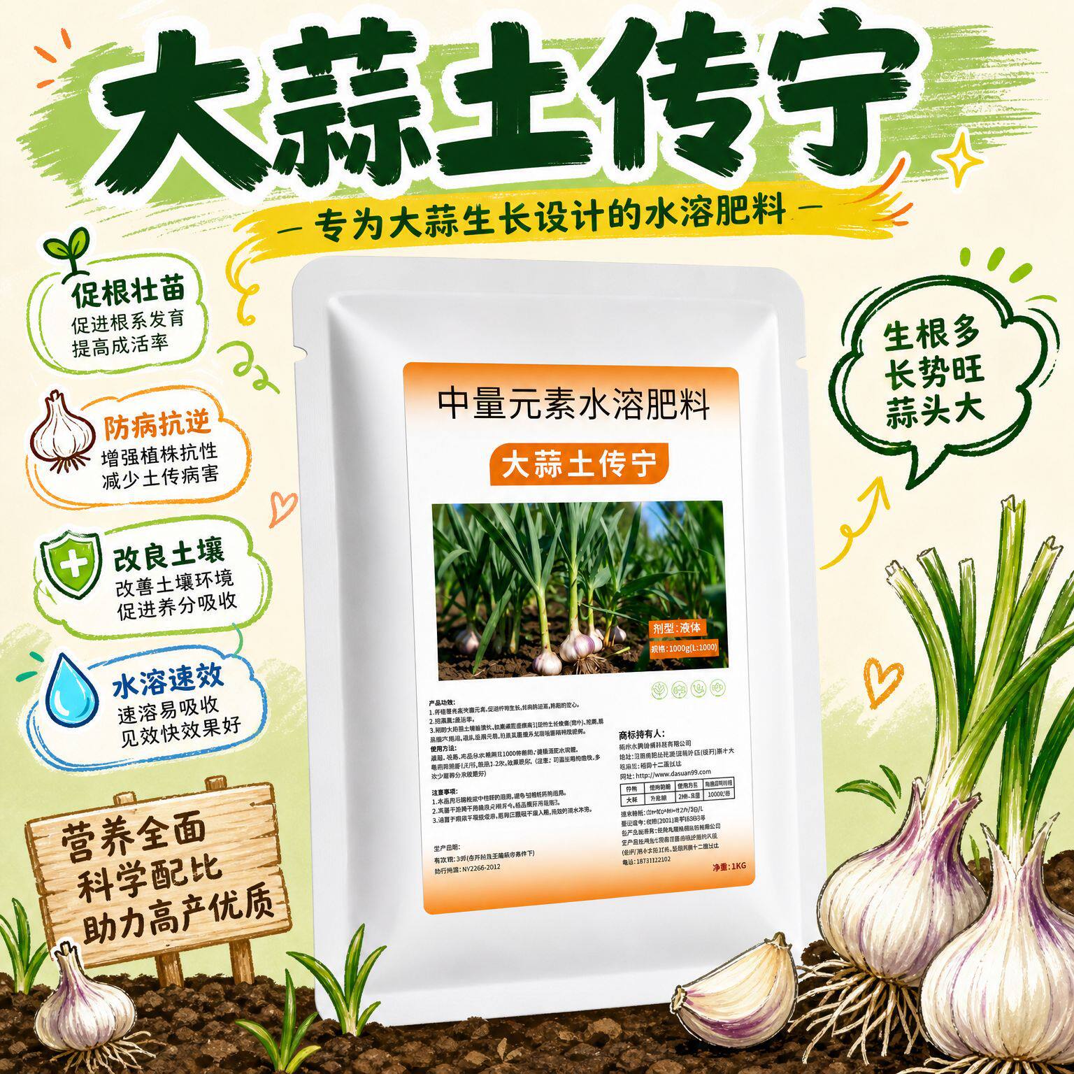 大蒜大蒜元素重茬蒜瓣栽培基质