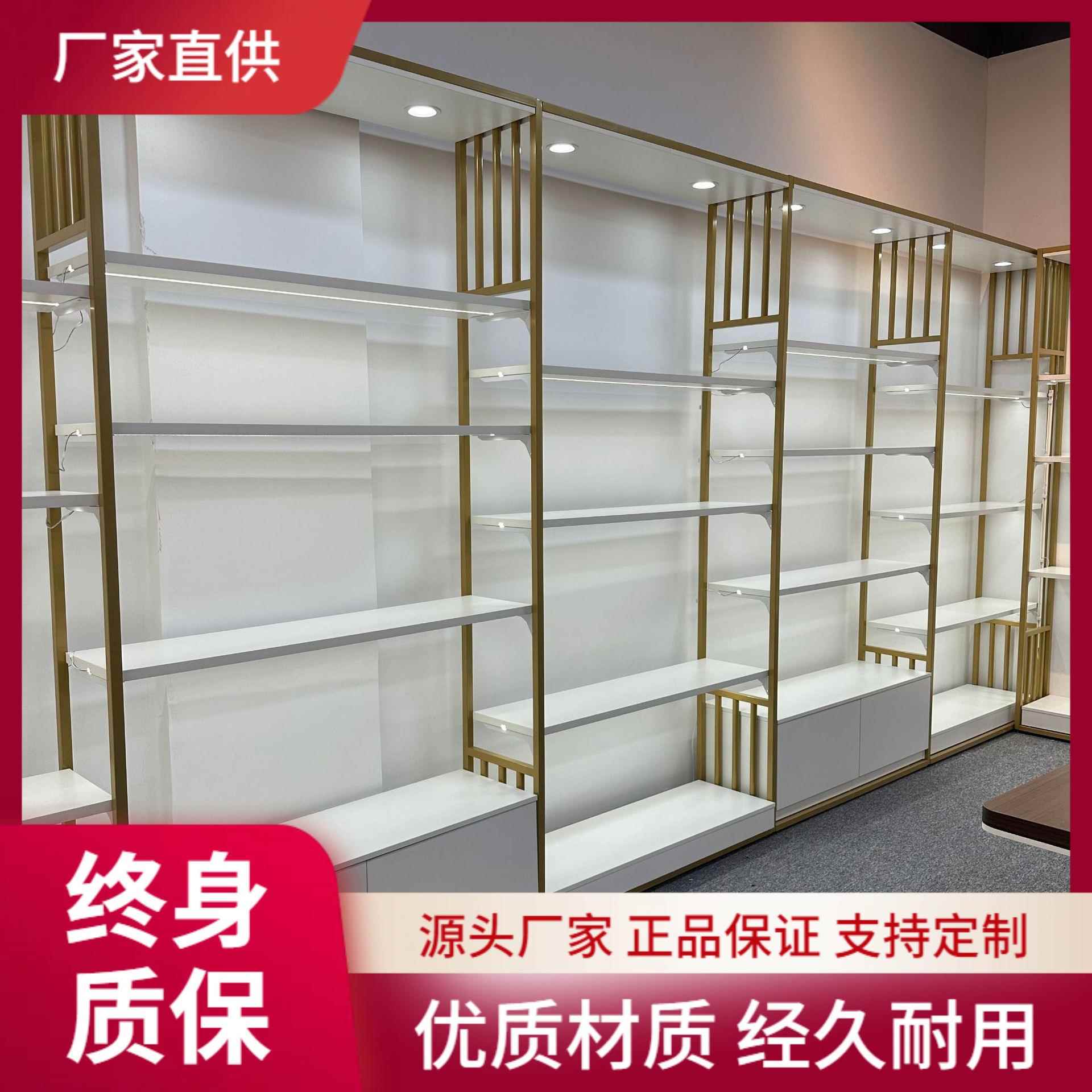 钢木结构包包鞋店商超货架单双面样品便利店玩具展厅定制货柜收纳