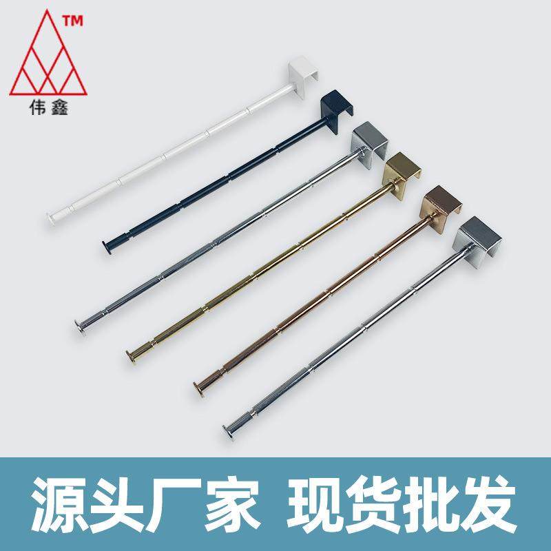 文胸内衣店卡方管实心内衣杆 凹槽竹节棒 服装展示横梁方管挂杆