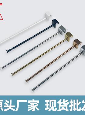 文胸内衣店卡方管实心内衣杆 凹槽竹节棒 服装展示横梁方管挂杆