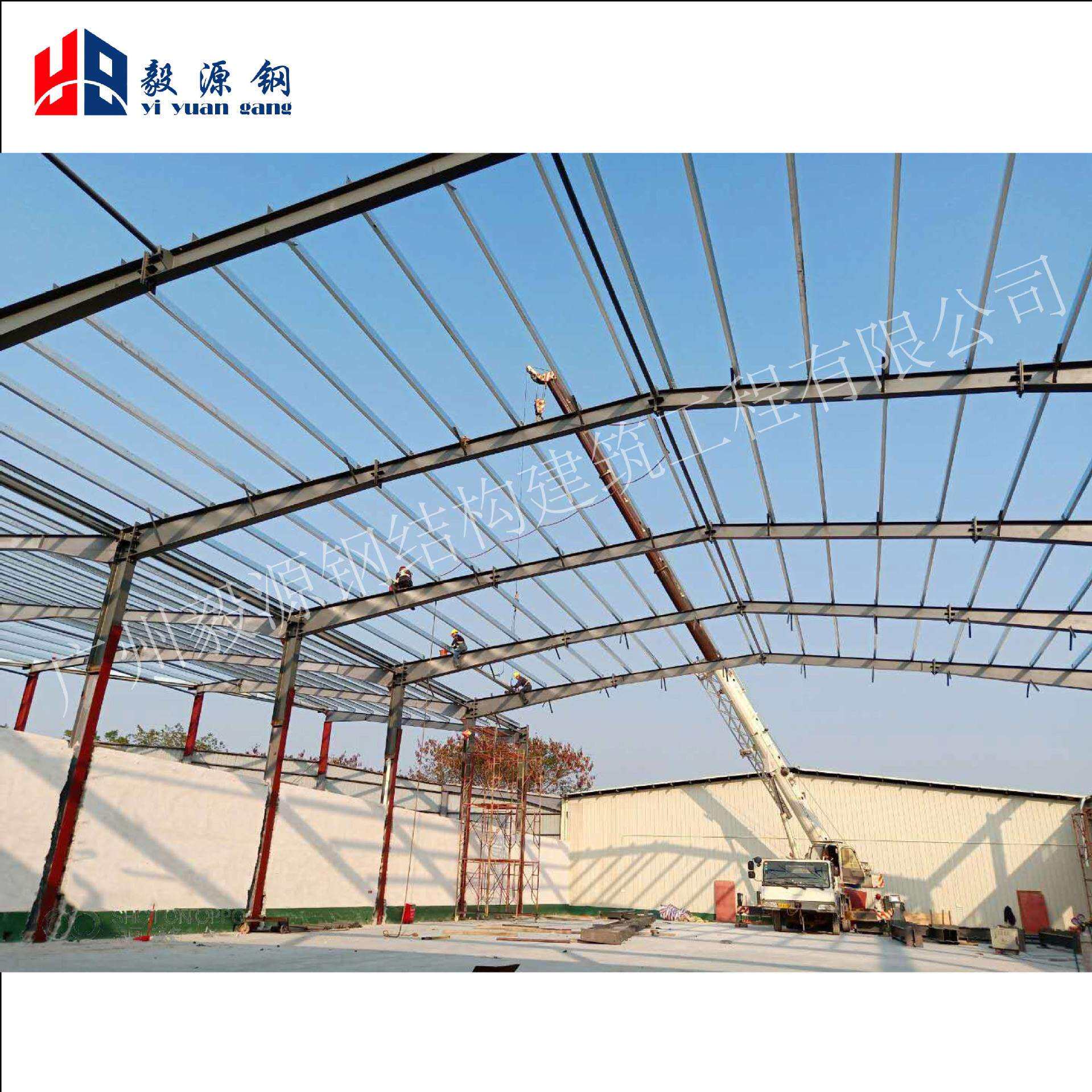 广东供应双层钢结构厂房造价咨询设计施工安装一体化服务来图报价 - 实物图