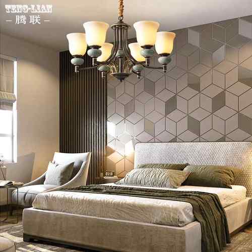 式陶瓷厅吊灯全美铜卧8800室餐厅书房吊简欧简客约酒灯店客房家用