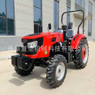 万年红504四轮拖拉机农用四驱水旱两用犁地除草还田机柴油机