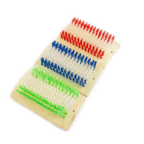 Thickened Bamboo Laundry Brush Square Brush Shoe Brush Bambo
