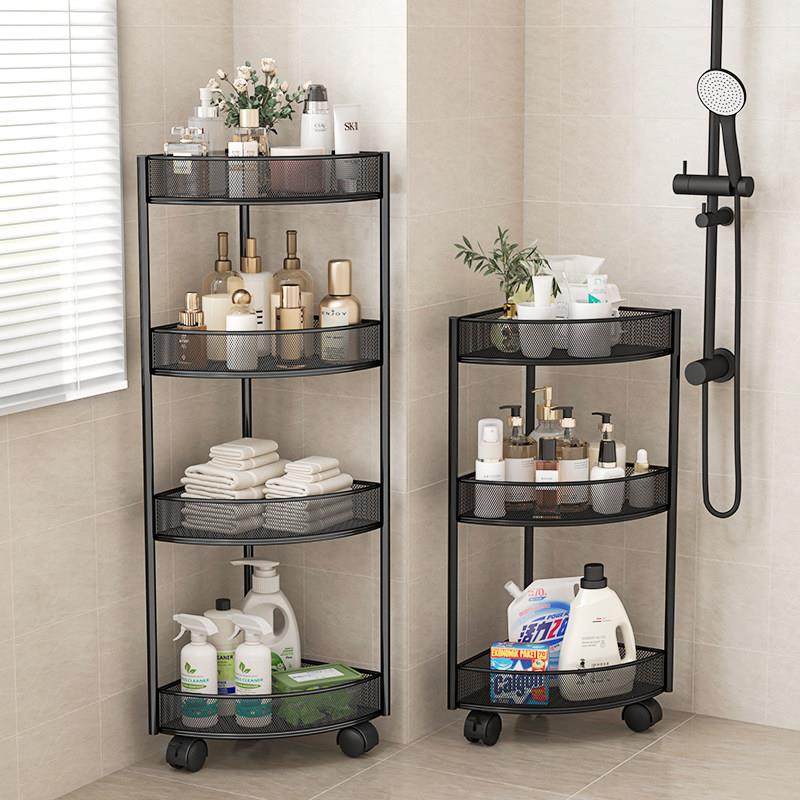 卫生间移动小推车浴室厕所墙角洗护用品收纳架免打孔多层收纳柜,家庭/个人清洁工具,浴室角架/置物架,淘宝优惠券,粉丝福利购,淘宝优惠卷