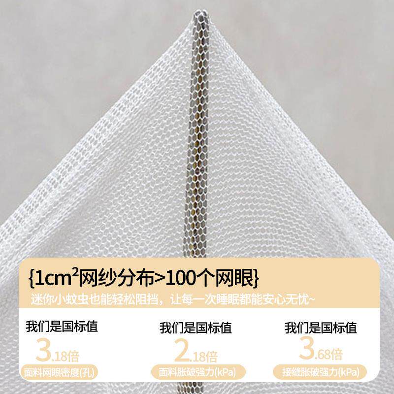 205新款防装摔蚊帐家用卧室止MZB免安婴儿童防2掉床蒙古包全罩式