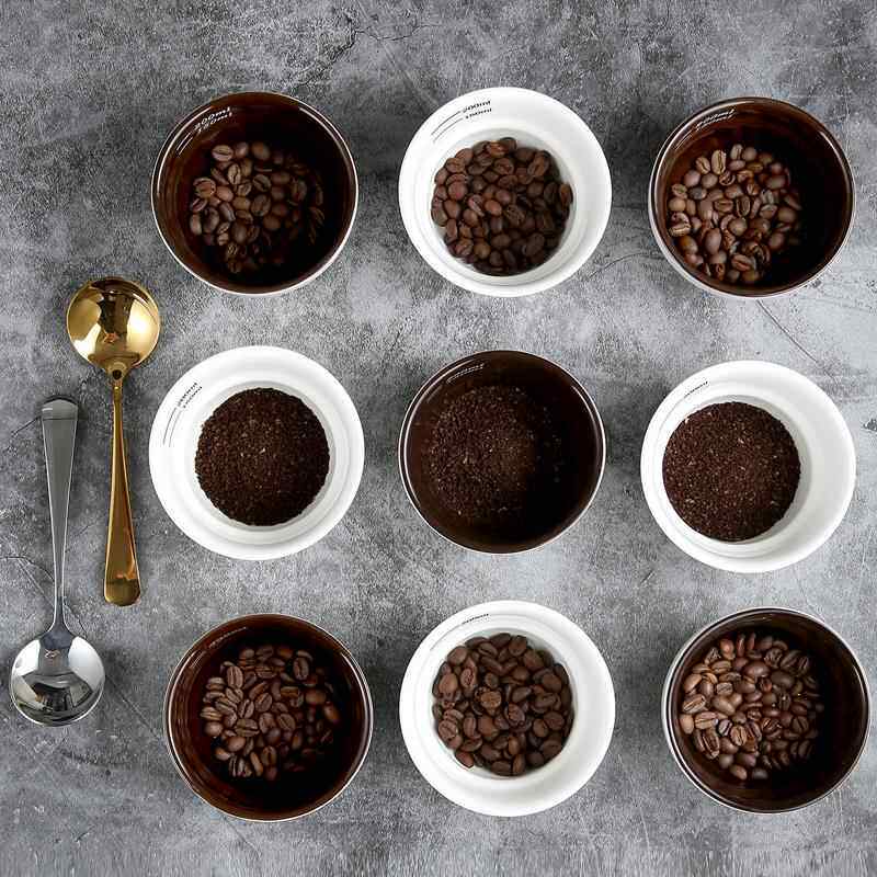 304加厚咖啡杯测碗勺盖子cupping cup杯碗U型评测杯200ML杯测碗勺