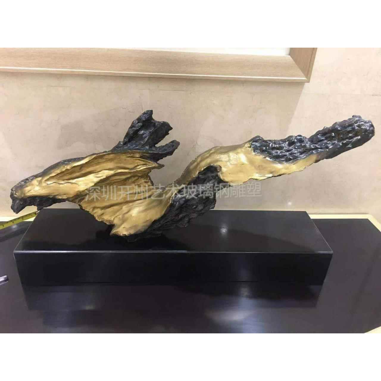 现货有模具家居办公室摆件树脂工艺品仿真木头园林景观雕塑装饰品