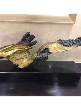 现货有模具家居办公室摆件树脂工艺品仿真木头园林景观雕塑装饰品