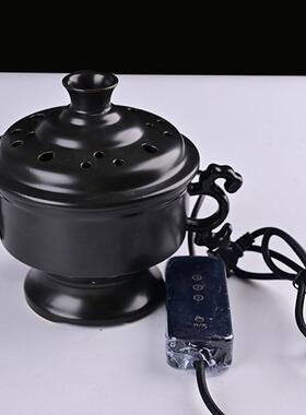 2026藏式电子檀香烟供炉插电施食煨桑火供禅意定时陶瓷香薰炉