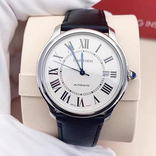 全套[9.8新]卡地亚伦敦系列手表40mm自动机械男款腕表WSRN0032