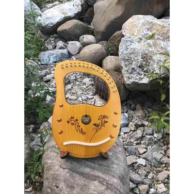 高档莱雅琴竖琴1619弦古弦典原神风元素简单易学可小携里式众拉琴