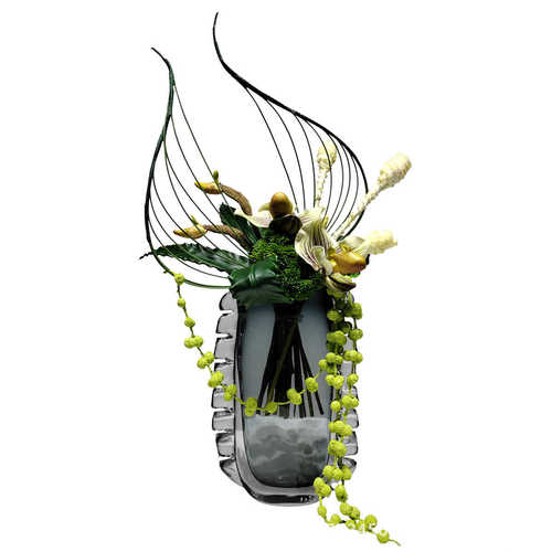 售楼部高级花艺假花仿真餐桌现代吧台奢摆酒店感样板房装饰品轻花