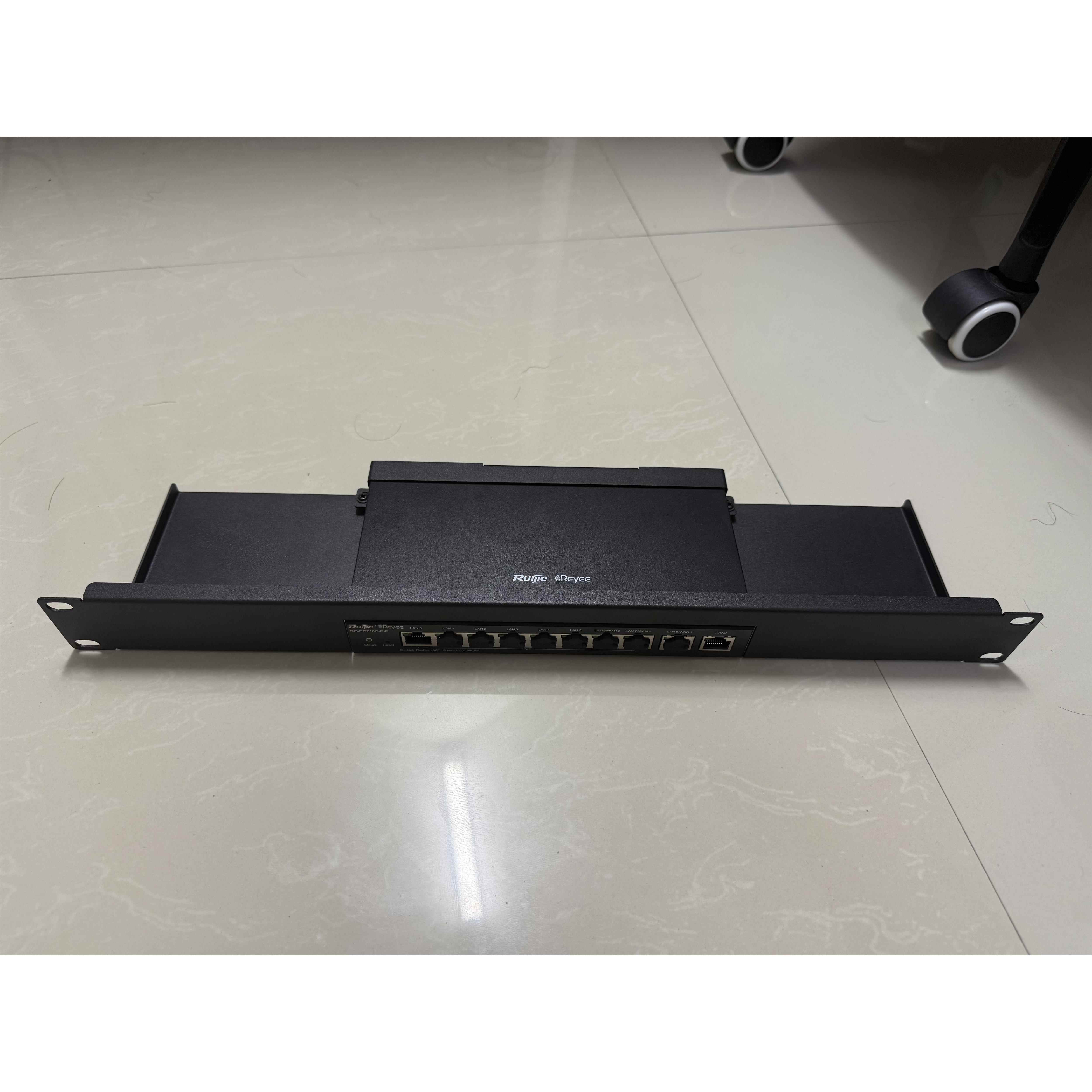 TP 锐捷路由器交换机机柜安装RG-EG210G-P-E RG-ES209GC 托盘支架