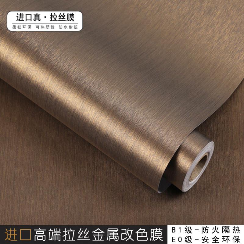 高级电梯轿厢内部贴纸装饰改色电梯门翻新不锈钢拉丝金属专用贴膜