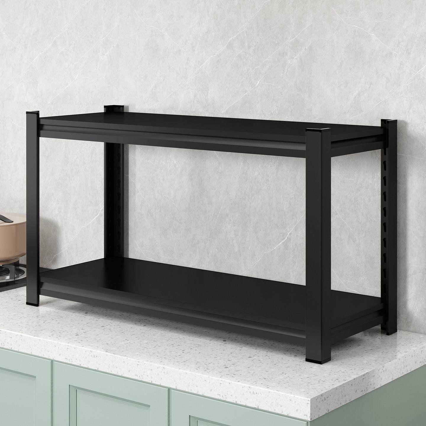 双层桌面微波炉烤箱电饭煲收纳支架厨房分层置物架台面储物铁艺架,厨房/烹饪用具,微波炉置物架,淘宝优惠券,粉丝福利购,淘宝优惠卷