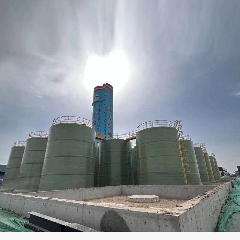 璃钢立式储罐 化工用盐酸储罐 玻璃钢缠绕式水酸碱玻储罐消63防罐