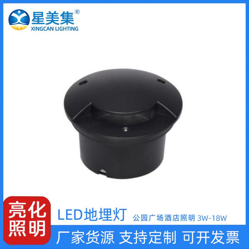 6W9W12W18W龟背灯台阶灯户外防水花盆装饰景观灯防水地埋灯