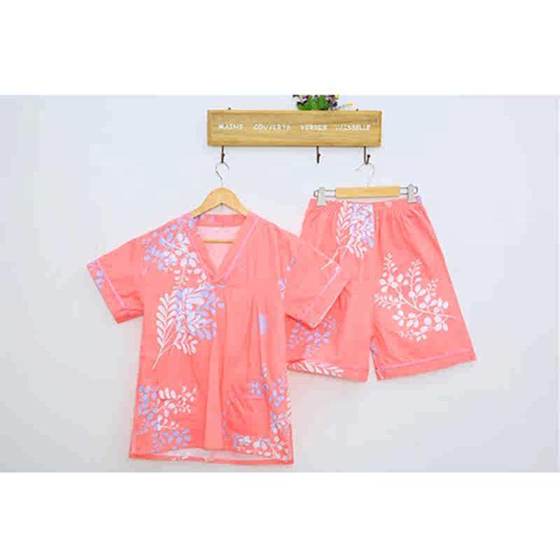 儿童汗蒸服100%纯棉男童女童学生浴服小孩子桑拿服家居服柔软舒服