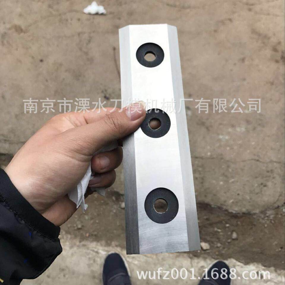 现货供应A8B钢树枝粉碎机刀片山东产园林木片机刀片削木机刀