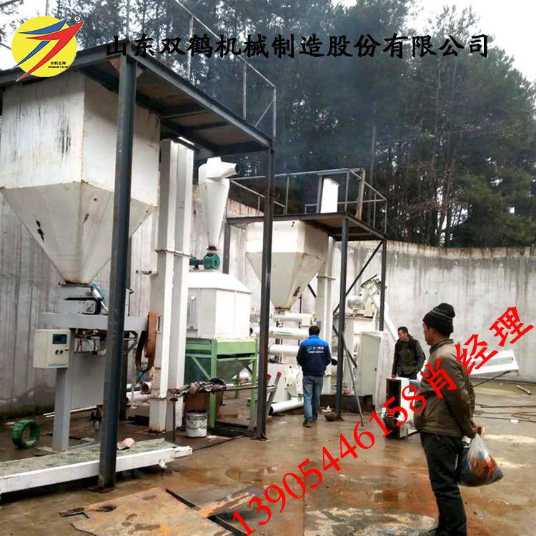 鸡鸭养殖畜禽饲料机组养殖户专用中小型饲料机械设备安装价格