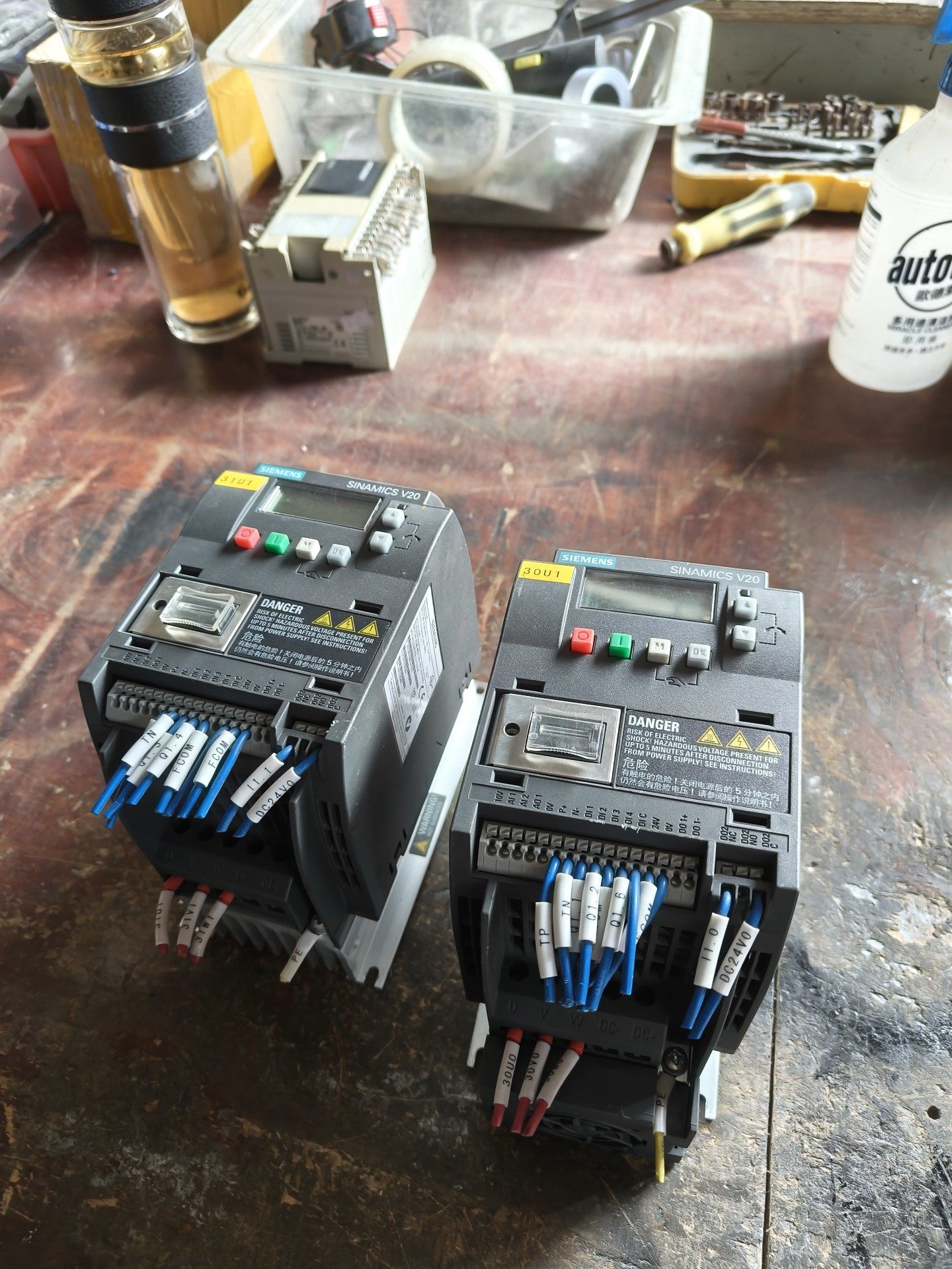 西门子V20变频器6SL3210-5BE13-7uⅴ0实物图