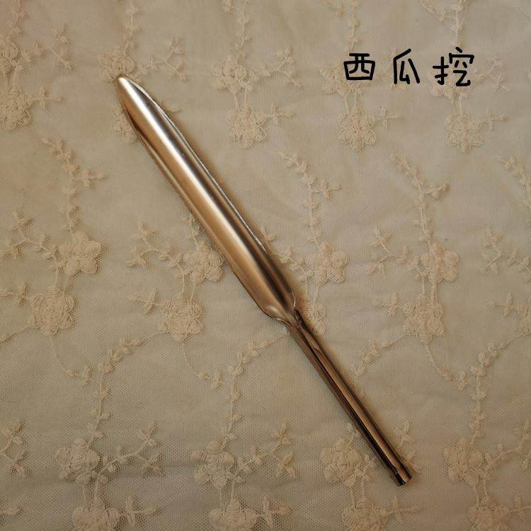 加厚不锈钢挖西瓜刨子开口器开瓜器西瓜挖球刀开孔器厚实锋利不弯